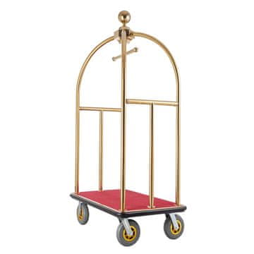 VEVOR Kolica za prtljagu 1080x640x1920 mm Zlatna