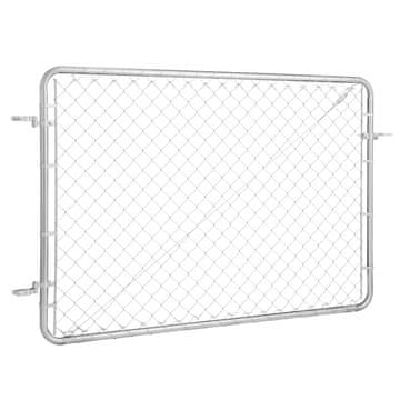 VEVOR Vrata ograde 183x122 cm podesiva srebrna