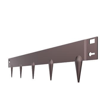 VEVOR Rubni za pejzaž 5 kom 990x156x1.5 mm smeđi