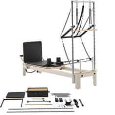 VEVOR Pilates reformer F6001S-B 2450x760x2010 mm za trening snage