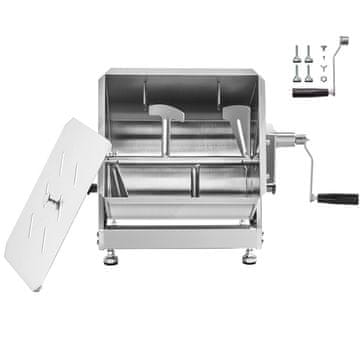 VEVOR Miješalica za meso BX-40T 700x350x470 mm 40L Nehrđajući čelik