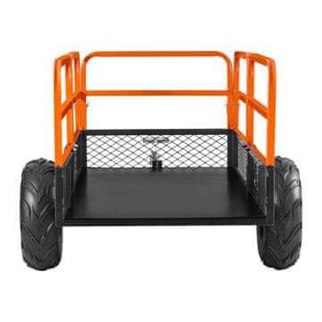 VEVOR Vrtni pomoćni prikolica 221x73.5x83.5 cm 725 kg Čelik Teški vučni prikolica
