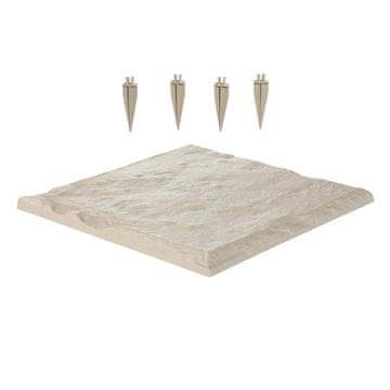 VEVOR Vrtni kamen za stazu 39.5x39.5x2.6 cm bež