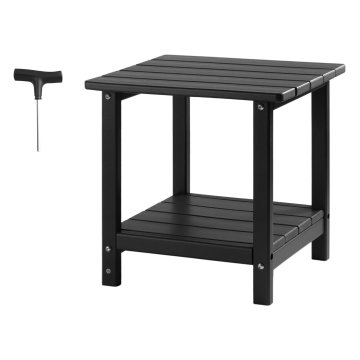 VEVOR Vanjski bočni stol 45x38x44 cm Crni
