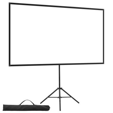 VEVOR Platno za projektor sa stalkom SS-X80 1810x800x1890 mm Crno