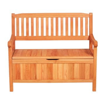 VEVOR Vanjska klupa za pohranu 106.5x58.5x90.1 cm prirodno drvo