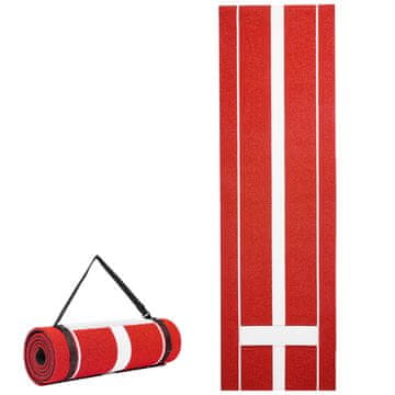 VEVOR Mekana podloga za bacanje softbola 305x92 cm Crvena
