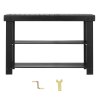 VEVOR Klupa za cipele s 3 police 703x288x451 mm Crna