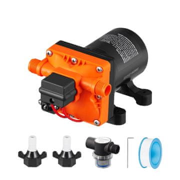 VEVOR Pumpa za vodu s membranom NMDP42-G35-55-12 212x124.5x109.75 mm Crna