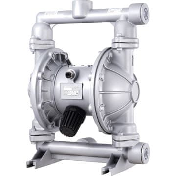 VEVOR Dvostruka dijafragmatska pumpa 44 GPM 3.8x3.8 cm pneumatska aluminijska za prijenos ulja