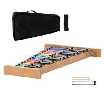 VEVOR Glockenspiel ksilofon 27 notaš šareni