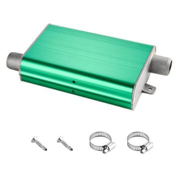 VEVOR Prigušivač grijača na dizel LXY 200x103x40 mm srebrni