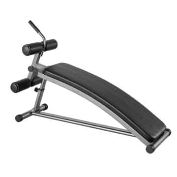 VEVOR Klupa za trbušnjake TL902 1320x420x850 mm Crna
