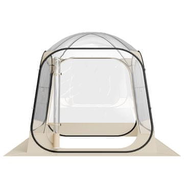 VEVOR Sportska šator 1.83x1.83x1.95 m bež za vanjsku upotrebu