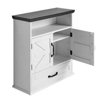 VEVOR Kupaonska zidna ormarić 61x23x63.7 cm bijela