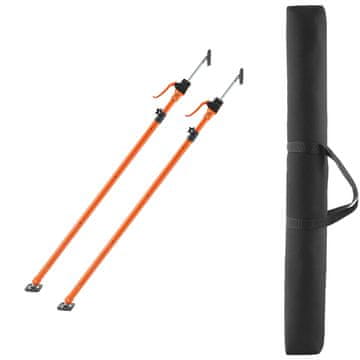 VEVOR Stup za podršku ormara Jack, podesiv 125-291 cm, set od 2 komada