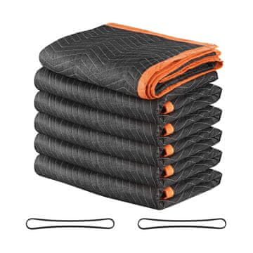 VEVOR Pokrovna deka 2032x1829 mm Crna Pakiranje
