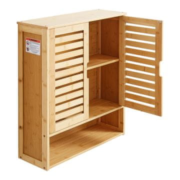 VEVOR Kupaonska zidna ormarić 59x21x66.6 cm Bijela