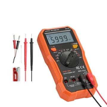 VEVOR Digitalni multimetar SS102 196x97x43 mm