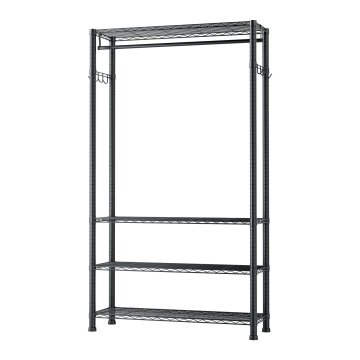VEVOR Stalak za odjeću 76.2x35.6x194 cm Crni