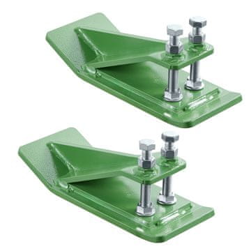VEVOR Zaštita za kantu traktora 325x115x85 mm zelena