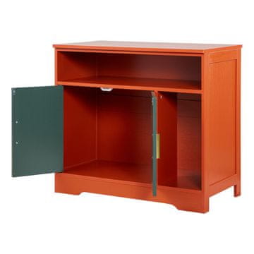 VEVOR Kutija za pijesak za mačke, omotač 79.2x43x71 cm, crvena, za pohranu