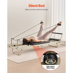 VEVOR Pilates reformer S3003, 2520x620x770 mm, sklopivi