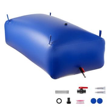 VEVOR Rezervoar za pohranu vode 200x101x51 cm plavi