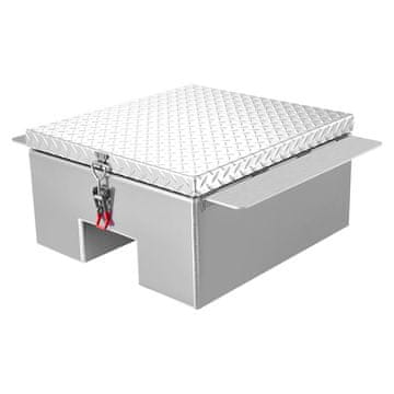 VEVOR Kutija za alat za kamionski sanduk 770x610x310 mm Srebrna