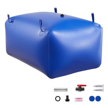 VEVOR Rezervoar za vodu 1010x600x450 mm plavi sklopivi