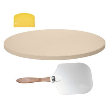 VEVOR Kružni kamen za pizzu 381x381x17 mm
