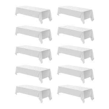 VEVOR Set stolnjaka 60x259 cm Bijeli Višenamjenski