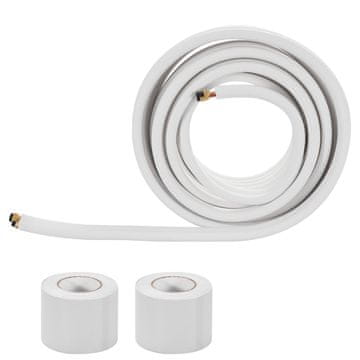 VEVOR Mini Split komplet linije 15.2 m 6.4x9.5 mm bijelo izolirano