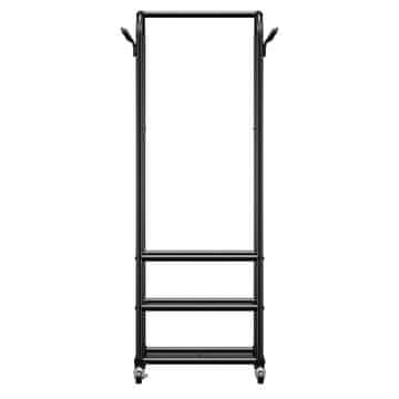VEVOR Vješalica za odjeću 47x43.5x180.5 cm Crna