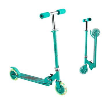VEVOR Dječji romobil 2 kotača 700x325x830 mm Zeleno