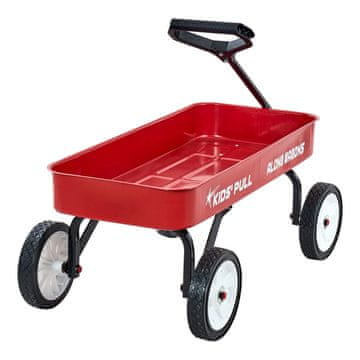 VEVOR Kolica za vuču 101x48x36 cm Crvena