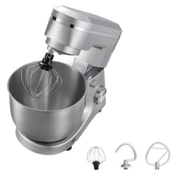 VEVOR Stolni mikser 5.7 L 375x241x292 mm Srebrni