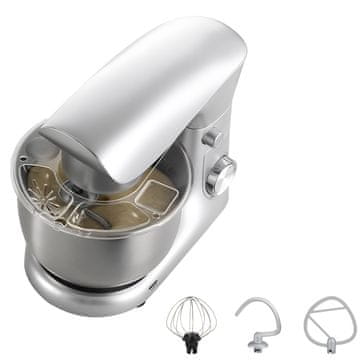 VEVOR Stolni mikser 4.2 L 357x225x285 mm Srebrni