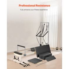VEVOR Pilates reformer F6001S-B 2450x760x2010 mm za trening snage