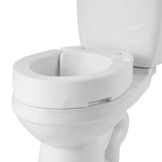 VEVOR Povišeno sjedalo za WC 345x435x90 mm Bijelo