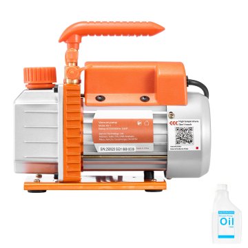 VEVOR Rotacijska vakuumska pumpa s jednim stupnjem, 3.5 CFM, 99 L/min, HVAC, motor s 4 pola