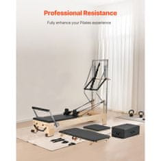 VEVOR Pilates reformer S800-F-B 2400x735x1990 mm drveni