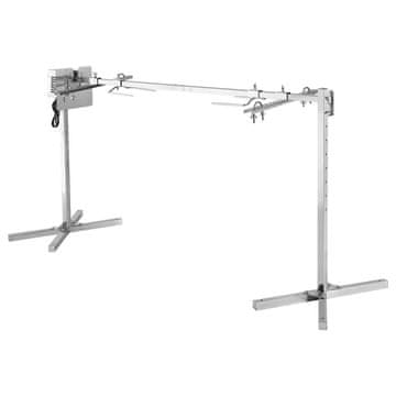 VEVOR Rotacijski roštilj 1825x535x860 mm Nehrđajući čelik Podesiva visina