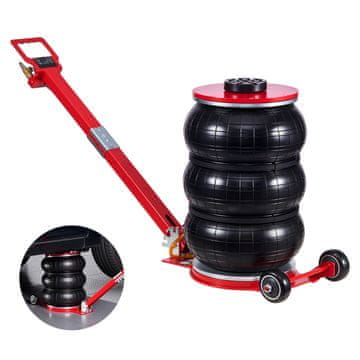 VEVOR Zračni dizalica s tri vreće 1210x325x140-464 mm 5 tona podesiva ručka