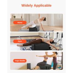 VEVOR Pilates kutija 63.5x43.2x22.9 cm Crna