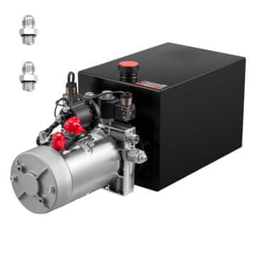VEVOR Hidraulička jedinica snage dvostrukog djelovanja 555x200x225 mm 12 L Metal DC 12V