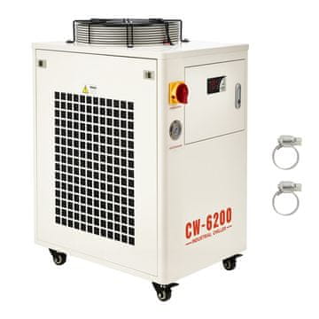 VEVOR Industrijski rashladnik vode 5000W, spremnik 15 L, protok 70 L/min za lasersko graviranje