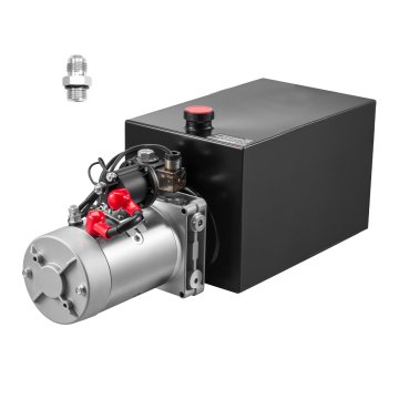VEVOR Hidraulična jedinica snage jednokratnog djelovanja 590x210x235 mm 15 L metal DC 12V