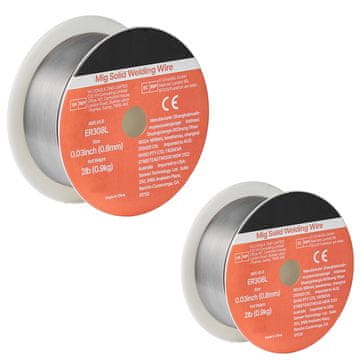 VEVOR Žica za zavarivanje ER308L 100x17x45 mm 0.8 mm 0.9 kg nehrđajući čelik