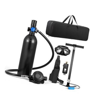 VEVOR Set mini boce za ronjenje S400PLUS-EU 89x285 mm 1 L zelena